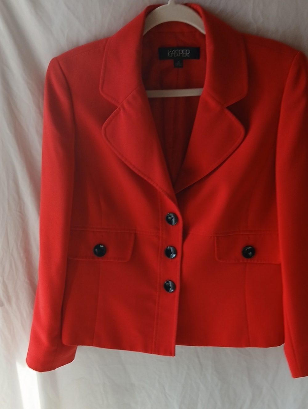 Kasper Red Tailored Women's Blazer Jacket
